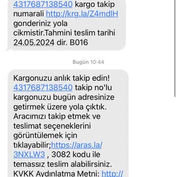 İşini Düzgün Yapmayan Aras Kargo'dan Şikayetçiyim