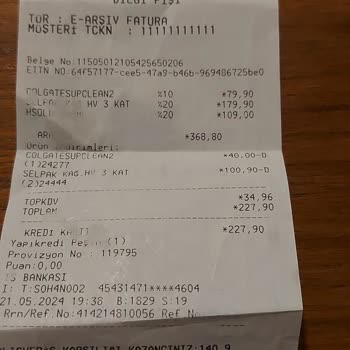 A101 Rıdvanpaşa Mağazası Çalışanı