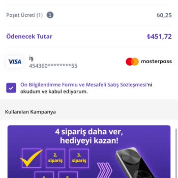 Getir Kampanyasına Sahip Çıkmıyor