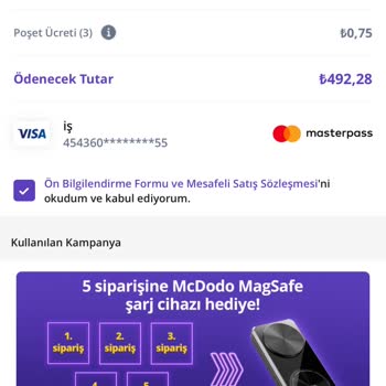 Getir Kampanyasına Sahip Çıkmıyor