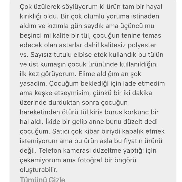 Hepsiburada Olumsuz Değerlendirmeleri Yayınlamıyor