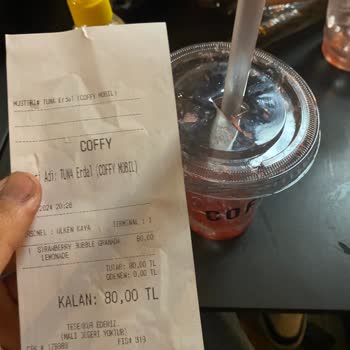 Coffy İçeceğimden Madde Çıktı