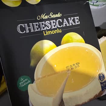 BİM Le Sante Kıllı Limonlu Cheesecake