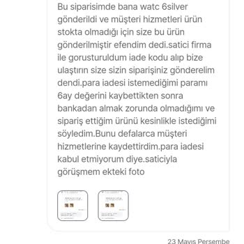 Samsung Telefon Samsung Akıllı Saat Hepsiburada Yanlış Ürün Gönderimi Ve Mağduriyet.