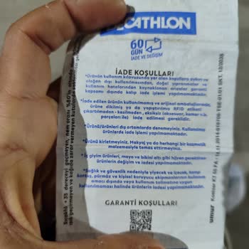 Decathlon İade Koşullarına Uymuyor