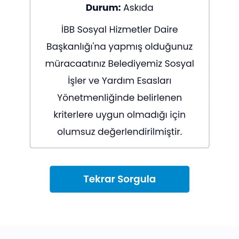 İBB Yenidoğan Destek Paketi Başvurusunda Haksızlık Ve Hızlı Ret