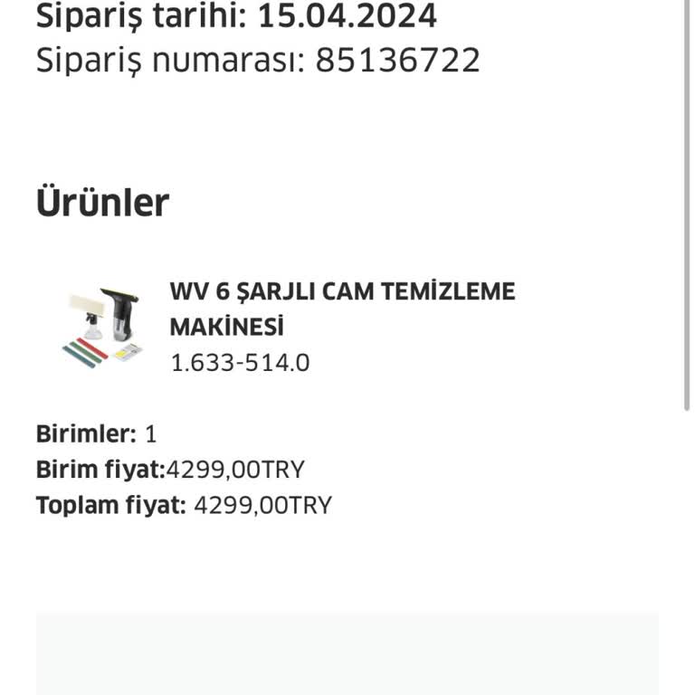 Karcher Cam Temizleme Makinesi