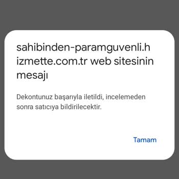 Sahibinden Param Güven De