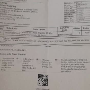 Boyner'den Aldığımız Nike Ayakkabı Renk Verdi Ve İade Reddedildi