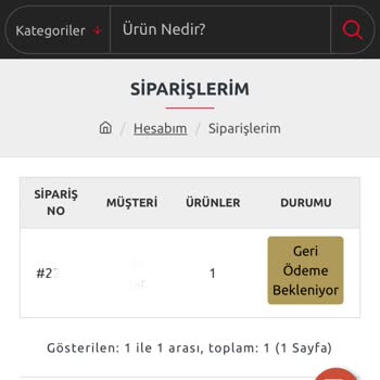 Kavanoz Market'ten Sipariş Sorunu Ve İletişim Eksikliği