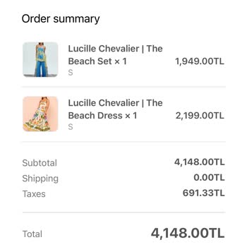 Lucille Chevalier Satın Aldığım Ürünü Teslim Etmiyorlar