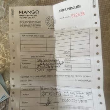 Mango Gerekenin Yapılmasını Rica Ederim