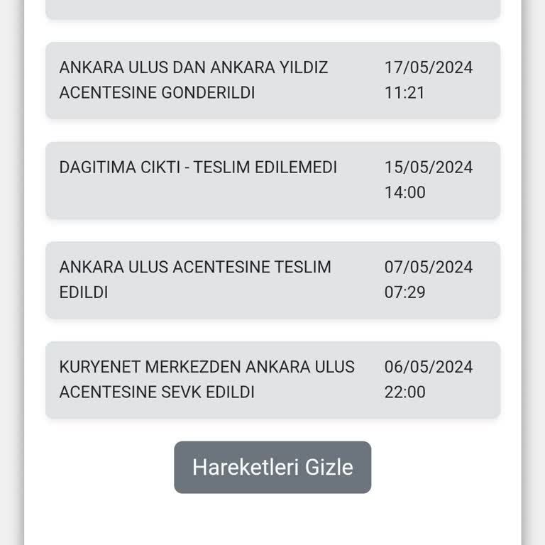 Kuryenet Teslim Bir Türlü Teslimat Yapamaması