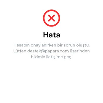 Papara Hesap Doğrulama İşlemi