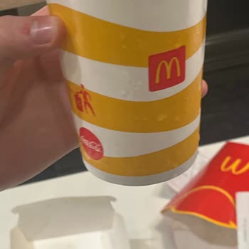 McDonald's İçecekten Sinek Çıktı