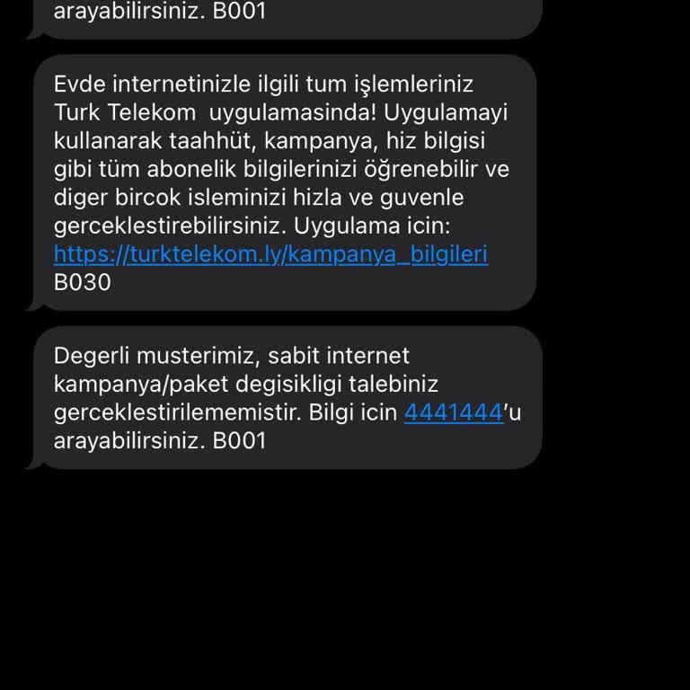 Türk Telekom Paketimi Sebepsiz Yere Güncellememektedir