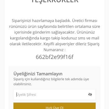 Dekorstilim.com Bir Türlü Gelmeyen Sipariş