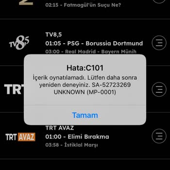Todtv De C101 Hatası