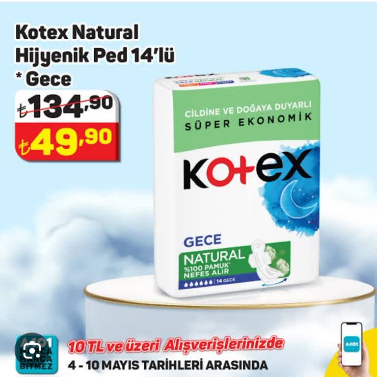 A101 Kotex Gece Pedi Kötü Koku