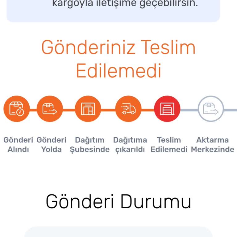 Sendeo Kargomu Teslim Alamadım