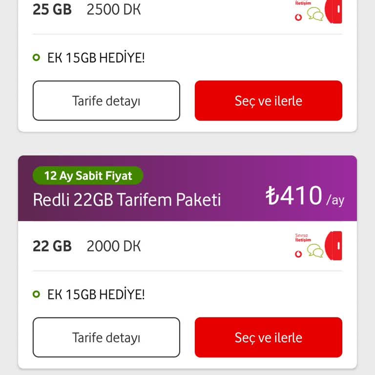 Vodafone Yeni Paketler Çok Pahalı