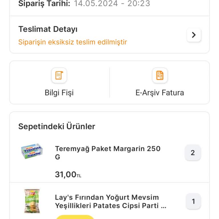 Migros Teslim Edilmeyen Sipariş Ve İade Sorunu