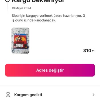 Gardrops Gönderilmeyen Ürün Ödemesini Tahsil Etti.