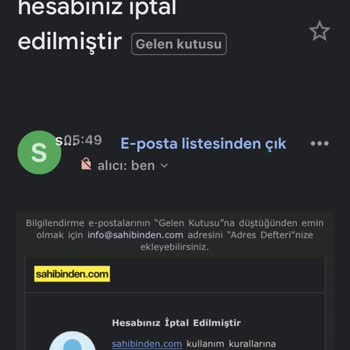 Sahibinden Hesabım Haksız Yere Kalıcı Olarak Kapatıldı