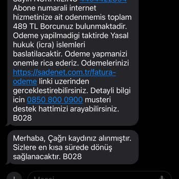 Sadenet Hakkı Olmayan Faturayı Tahsile Çalışıyor