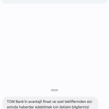 Hadi - TOMBANK Tom Bank Üyelik İptali