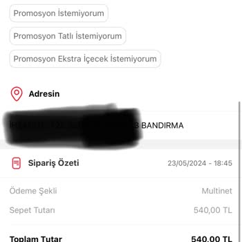 Popeyes Siparişimde Hayal Kırıklığı Yaşadım