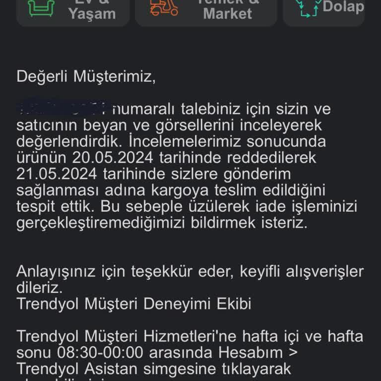 Trendyol'un İade Saçmalığı