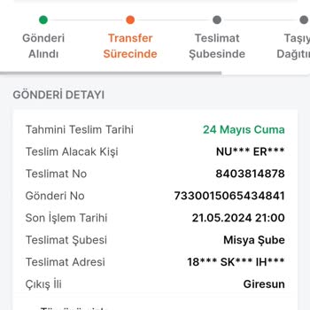 Trendyol Express Yapılmayan Kargo Var