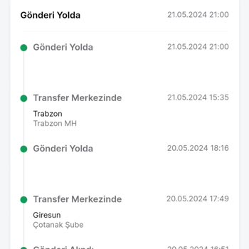 Trendyol Express Yapılmayan Kargo Var