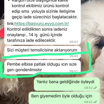 Eyyo Atelier Kusurlu Ürün Gönderimi, İade Kabul Etmeme, Haksız Kazanç.