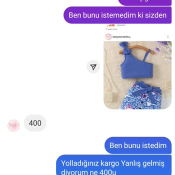 Babystorekidss (Instagram) Yanıltıcı Ürün Ve İletişimsizlik Sorunu