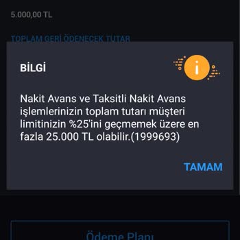 İş Bankası Kredi Kartından Nakit Avans Çekemiyorum