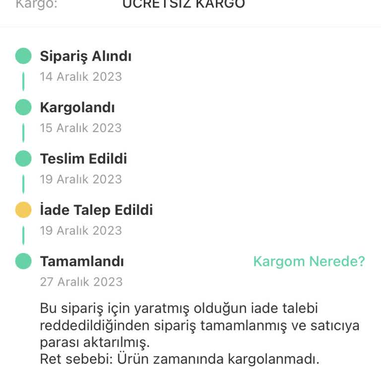 Sürat Kargo Yalova Bayraktepe Şubesi Kayıp Ürün Yapılmayan Para İadesi