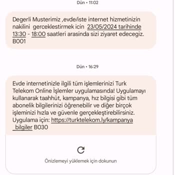Türk Telekom Nakil Yapılmaması Ve Mağduriyet