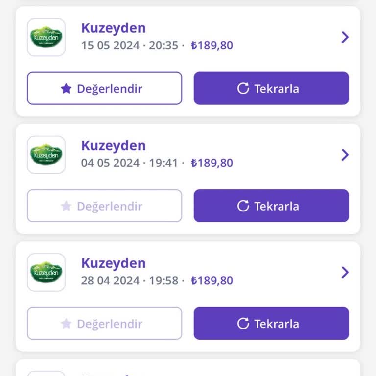 Kuzeyden Su (Getir) Tad Değişimi