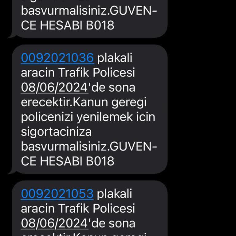 Güvence Hesabı Tarafından Sürekli Mesaj Atılması