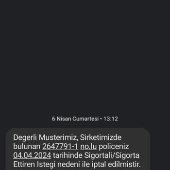 Bupa Acıbadem Sigorta İptali Ve İade Problemi