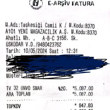 A101 Açılmamış TV İadesini Almıyor