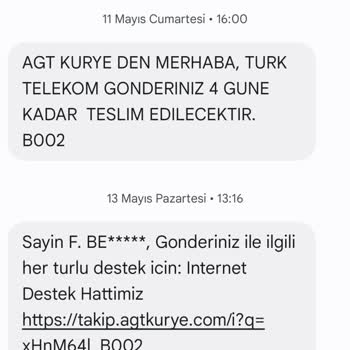 Türk Telekom Ve AGT Kargo İle Yaşanan Teslimat Sorunu