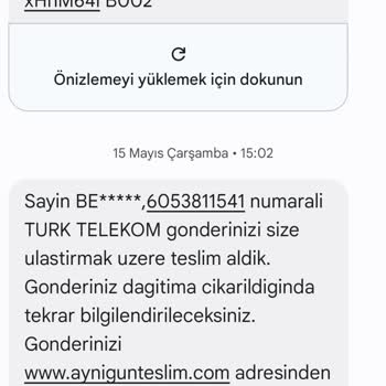 Türk Telekom Ve AGT Kargo İle Yaşanan Teslimat Sorunu