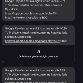 Türk Telekom Mobil Ödeme İade Sorunu