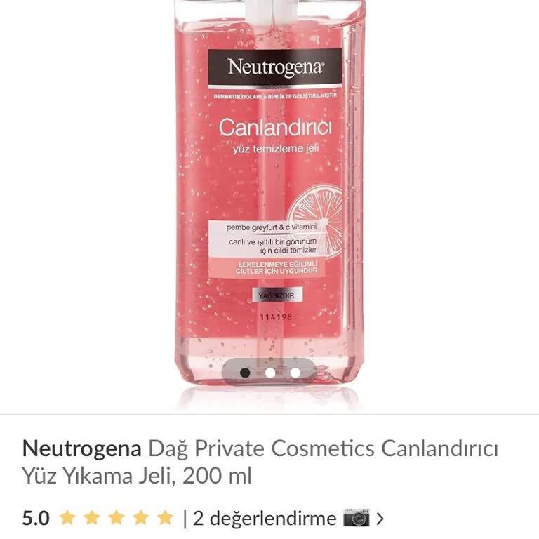 Neutrogena Yıkama Jeli Yüzümü Yaktı