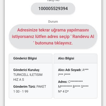Kuryenet Siparişimi Teslim Etmiyor