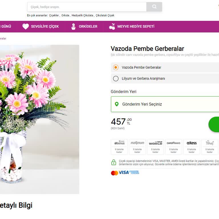 Çiçek Market Yanlış Çiçek Göndermesi