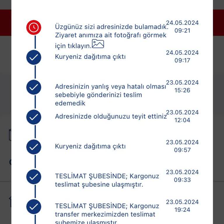 Aras Kargo Israrla Getirilmeyen Gönderi